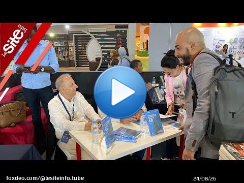 Jalil Bennani et Roland Gori au salon du livre de rabat