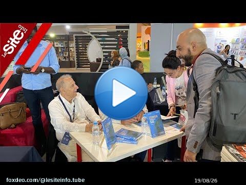 Jalil Bennani et Roland Gori au salon du livre de rabat