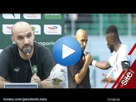 الركراكي: تلقيت تهديدات بالقتل ولم أوجه شتائم إلى مبيمبا