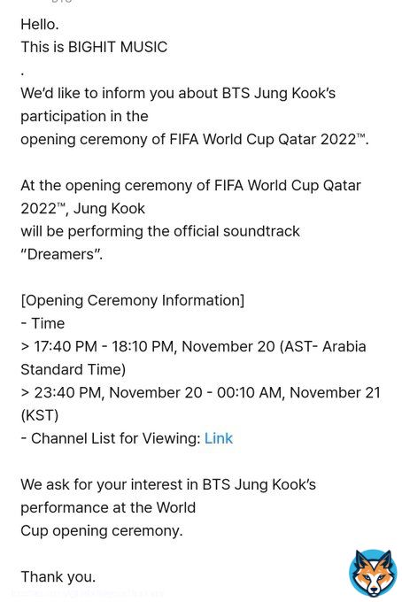 So we have 9.5 hrs until the ceremony to stream it&hellip; (rubs hands..)  #Dreamers2022 #Jungkook @BTS_twt