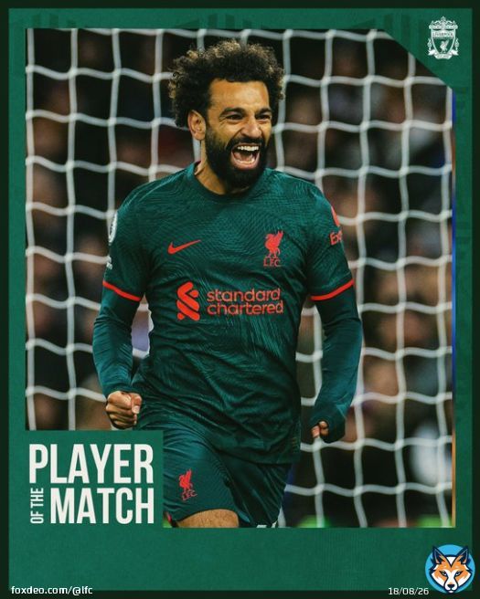 A goal that moved him level with Sir @kennethdalglish in joint-seventh on our all-time top scorers list and a 50th Premier League assist.  @MoSalah is your Player of the Match from #AVLLIV!
