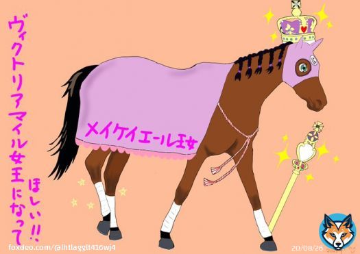 強敵だらけだけど、ヴィクトリアマイル応援エールちゃん頼むで(ざっと書いたのでまだ補正する予定)#メイケイエール