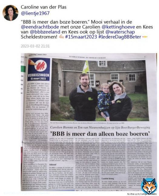 Klopt, dat zeg ik al geruime tijd. #bbb is ook Bayer, De Heus, Monsanto, VION en vele andere grootverdieners in #BigAgro