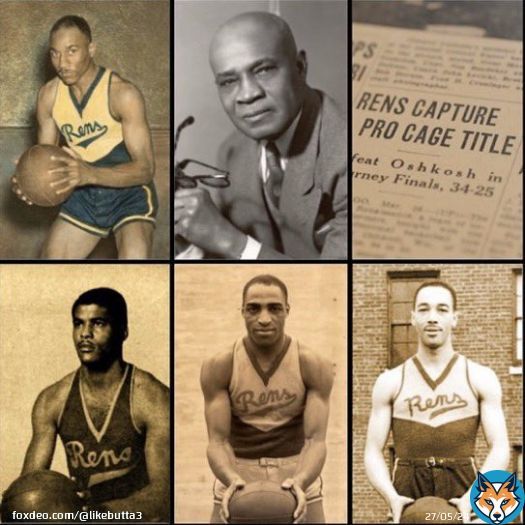 #OTD Feb 5, 1972: Robert Lewis Douglas, founder & coach of The NY Renaissance (The Rens) was inducted into the NBA Hall of Fame. The Rens were the 1st all-black fully pro Black-owned basketball team, formed in Harlem in 1923 by Robert “Bob” Douglas.  #History #NBA