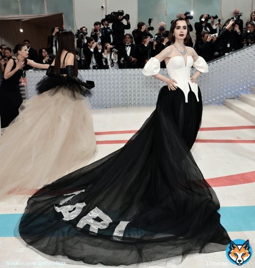 Emily in Paris stars Lily Collins and Ashley Park look très chic at the MET Gala Getty Images