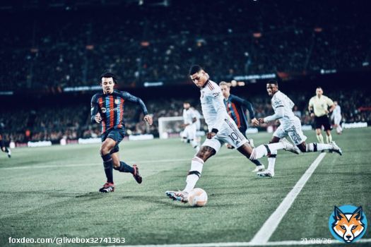 #UEL  Барселона и Манчестер Юнайтед сыграли вничью на Камп Ноу