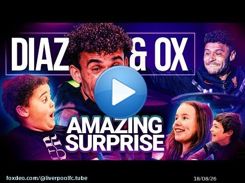 LUIS DIAZ & OXLADE-CHAMBERLAIN surprise Gospel Choir at Liverpool Lighthouse