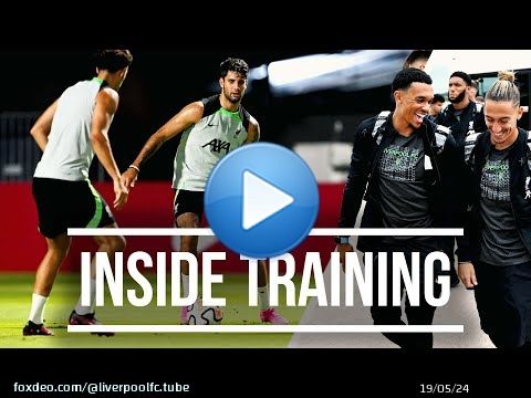 Inside Training: Liverpool land and train in Singapore | Crossbar challenge, rondos & more