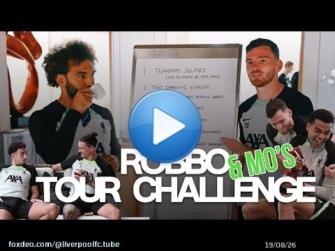ROBBO'S TOUR CHALLENGE! Hilarious contests and surprises with Mo Salah