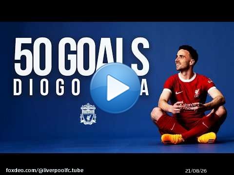 FIFTY Liverpool goals for Diogo Jota! | Late Spurs winner, seven vs Arsenal & iconic celebrations!