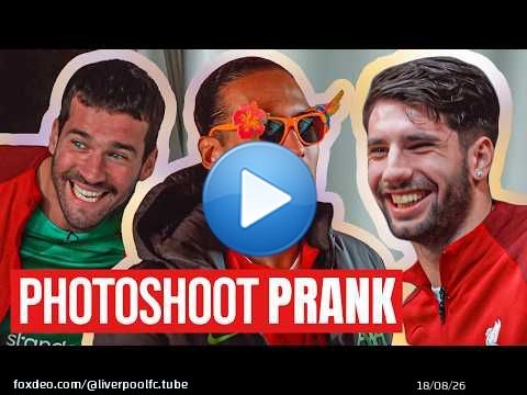 &ldquo;This Is My Better Side&rdquo; \ud83d\udcf8 | Alisson, Van Dijk & Szoboszlai Photoshoot Surprise | Liverpool FC