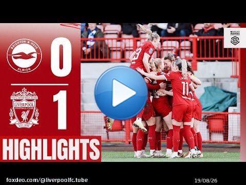 Ceri Holland Goal Makes The Difference! | Brighton 0-1 Liverpool FC Women | Highlights