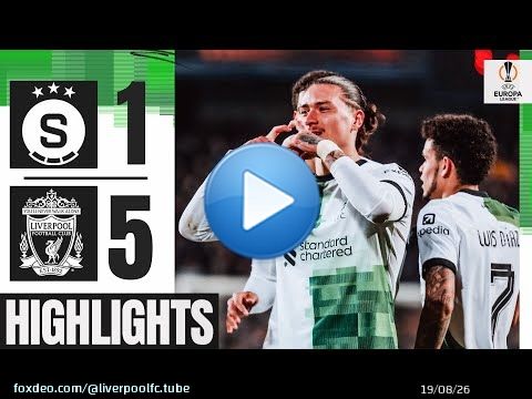 Darwin Nunez Double! | Sparta Prague 1-5 Liverpool | Highlights