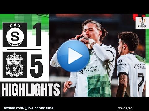 Darwin Nunez Double! | Sparta Prague 1-5 Liverpool | Highlights