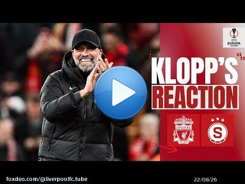 Klopp Reacts to Europa League Progression | Liverpool 6-1 Sparta Prague