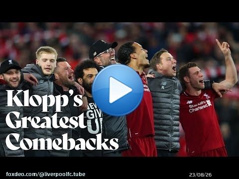 Klopp's Greatest Comebacks | When the Reds refused to give up!