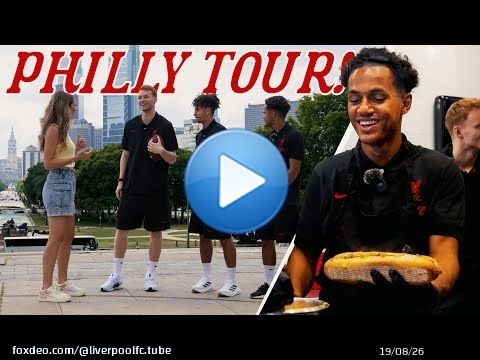 Rocky Steps, Philly Cheesesteaks & More! | Fabio, Sepp & Kaide's Philadelphia Tour! | Liverpool FC