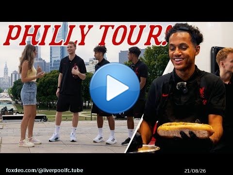 Rocky Steps, Philly Cheesesteaks & More! | Fabio, Sepp & Kaide's Philadelphia Tour! | Liverpool FC