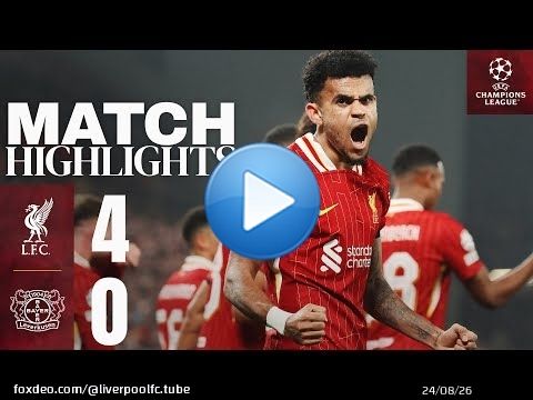 Luis Diaz HAT-TRICK! Liverpool 4-0 Bayer Leverkusen | Champions League Highlights