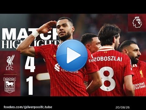 Highlights: Liverpool 4-1 Ipswich | Gakpo double, Szoboszlai stunner & 100 for Salah