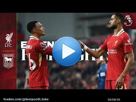 Extended Highlights: Liverpool 4-1 Ipswich Town | Reds hit four at Anfield