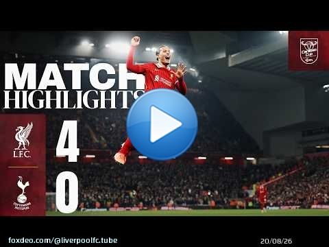 Highlights: Liverpool 4-0 Tottenham Hotspur | BRILLIANT Reds secure Wembley final!