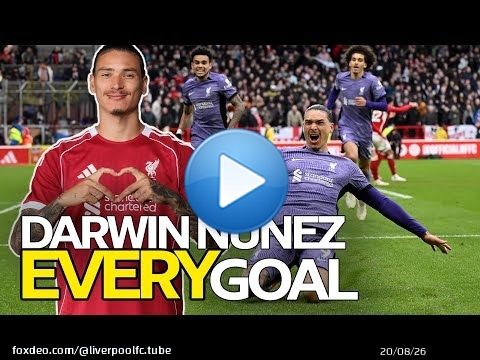 Chaque but de Darwin Nunez | Liverpool FC