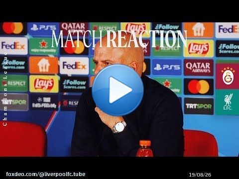 Mise à jour sur Alisson et Ekitike, défaite en Ligue des champions | Arne Slot | Galatasaray 1-0 ...