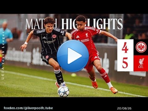 NEUF BUTS ! Temps forts de la brillante victoire en Youth League | Francfort 4-5 Liverpool
