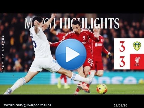 Résumé : Leeds United 3-3 Liverpool | Partage des points grâce au doublé éclair d'Ekitike