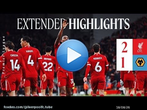 Résumé étendu : Liverpool 2-1 Wolves | Gravenberch et Wirtz remportent la victoire pour Noël !