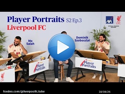 Mo Salah & Dominik Szoboszlai take on Player Portraits! | Liverpool FC