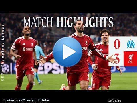 Temps forts : Marseille 0-3 Liverpool | Coup franc astucieux de Szoboszlai ! Ligue des champions ...