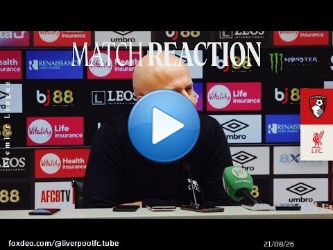 Arne Slot Reacts To Bournemouth 3-2 Liverpool | Premier League