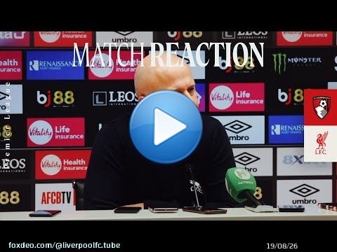 Arne Slot Reacts To Bournemouth 3-2 Liverpool | Premier League
