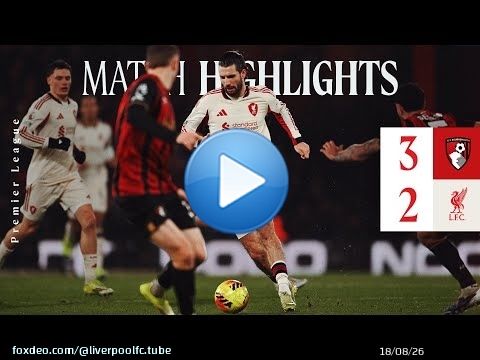 Faits saillants : Bournemouth 3-2 Liverpool | Buts de Van Dijk et Szoboszlai lors de la défaite e...