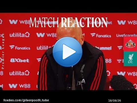 Premier League win, Endo injury update | Arne Slot Reacts to Sunderland 0-1 Liverpool