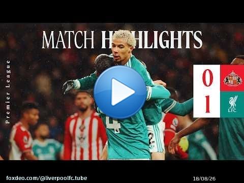 Résumé : Sunderland 0-1 Liverpool | Un but de Van Dijk assure la victoire à l'extérieur !