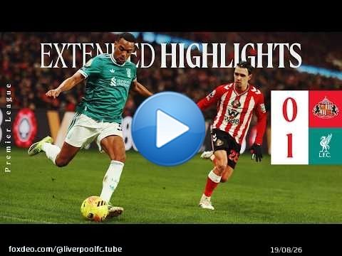 Résumé étendu : But de Van Dijk au Stadium of Light ! | Sunderland 0-1 Liverpool
