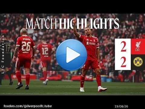 Résumé : Liverpool FC Legends 2-2 Borussia Dortmund | Thiago marque pour son retour à Anfield !