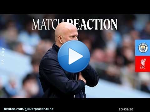 Conférence de presse d'Arne Slot après le match contre Manchester City | FA Cup