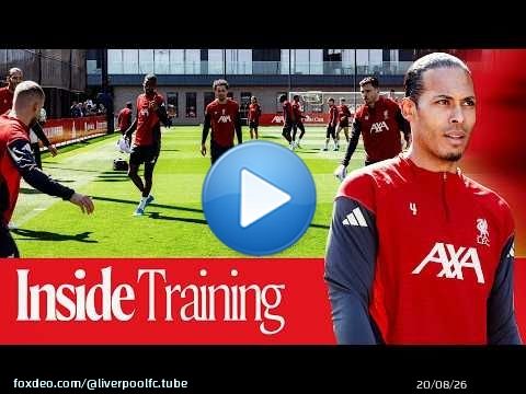 Inside Training: Gym work, free-kicks & a call-out screamer from Robertson!