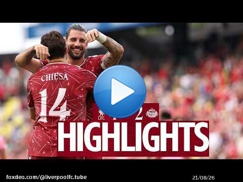 Résumé : Liverpool 4-2 Sunderland | Frappe exceptionnelle de Szoboszlai alors qu'Iraola entame la...
