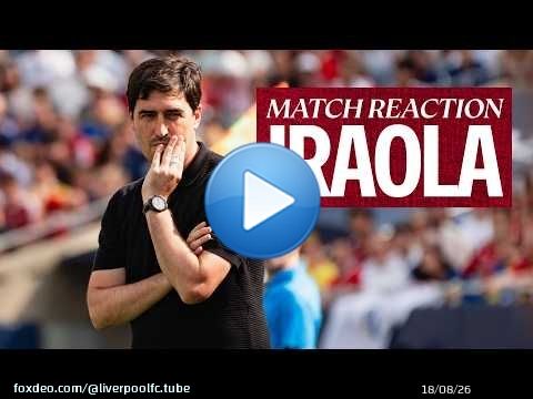 Réaction d'Andoni Iraola : défaite à Chicago, blessure de Frimpong et tournée américaine | Liverp...