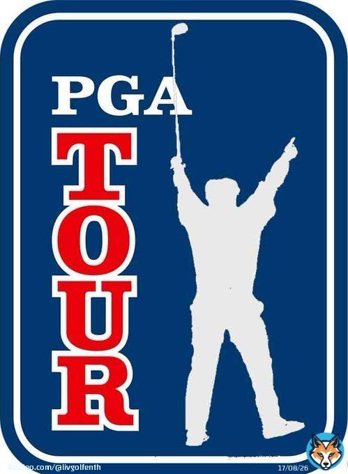 I liked this old logo the PGA Tour used to use & when they told us every 45 seconds that Bryson DeChambeau had a degree in physics.