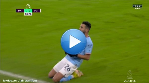 On en a vu certains qui parlaient mal de Riyad Mahrez, sa r&eacute;ponse en c&eacute;l&eacute;bration :