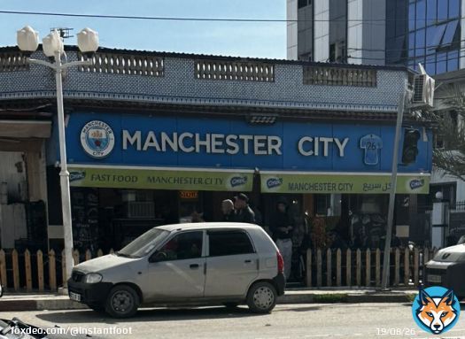 Un fast-food s&rsquo;est appel&eacute; &laquo;&nbsp;Manchester City&nbsp;&raquo; en hommage &agrave; Riyad Mahrez dans la ville d&rsquo;Alger  (@DZfoot)