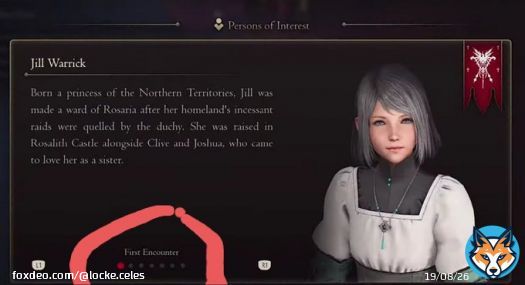 Jill has 7 profiles about her and her relationship with Clive and only 3 were revealed, and we will notice that in each file, it changes and explains the relationship between Jill and Clive  #FinalFantasy #FinalFantasy16 #FinalFantasyXVI #FF16 #FFXVI#Clill
