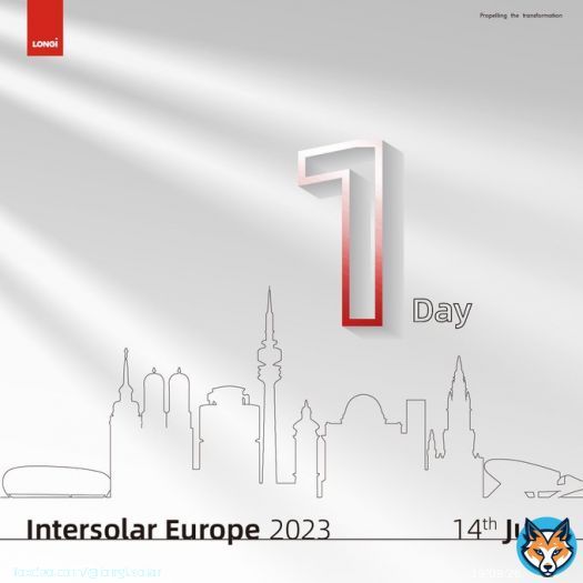 Only 1 day until the highly anticipated launch of @Intersolar Europe 2023!   Join us at our incredible outdoor booth at A2 and amazing indoor booth 170, at the prestigious Messe M&uuml;nchen exhibition centre in Munich, Germany!    Don't miss this ununforgettable event!