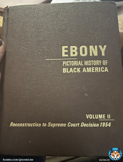 When students ask how I learned Black history growing up I always talk to them about the importance of these books: the Ebony Pictorial History of Black America.  I also emphasize that it was definitely NOT in schools.